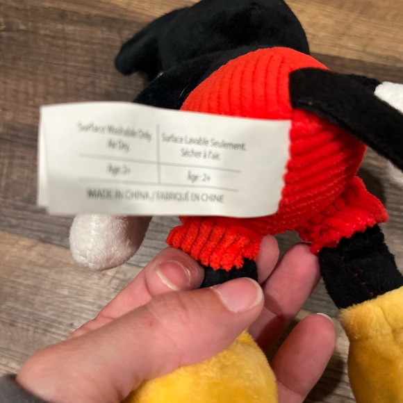 NWT Disney Jr. MICKEY MOUSE Fun House 8" Beanbag Plush New - Picture 5 of 6
